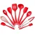 Import Silicone Cooking Kitchen Utensils Set with Holder Cooking Tool Kitchen Gadgets Set for Nonstick Cookware from China