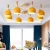 Import Simple Nordic Iron living room pendant lamp Macron colorful childrens room ceiling pendant lamp E27 from China