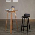 Simple solid wood leisure high bar chair high bar stool