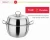 Import Single layer 201 stainless steel non electric food steamer with casserole from China