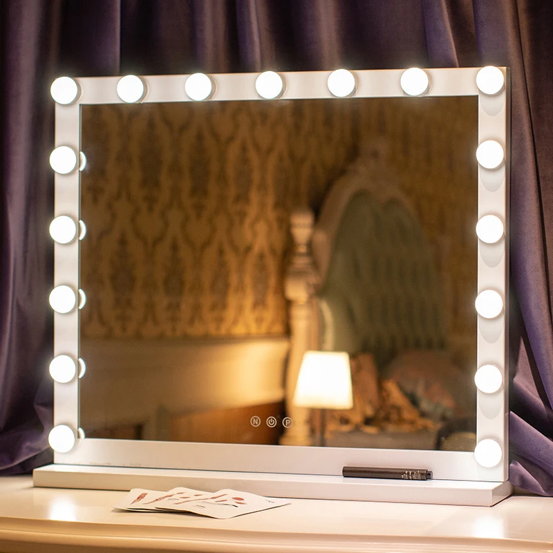 Small Wholesale Hollywood Dresser LED Makeup Mirror,Makeup Mirror Vanity Mirror With Lights,Cosmetic Mirror With Light