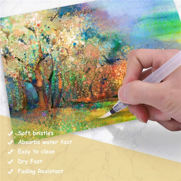 Smooth Nylon Painting Brushes The Soft Water-Soluble Color Lead Brush Art Supplies