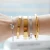 Import Snake bracelet stainless steel adjustable fashion gold plated chain bracelet for women Dylam jewelry from China