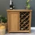Import Solid Oak Wood Furniture Living Bed Room Wine Rack Cabinet Storage Shelves from China