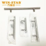 Solid stainless steel Wire Drawing Stainless Steel Cabinet Cookware Handle ZD-L018-B