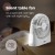 Import SooPii Desk Fan Portable, USB Power Supply Fan Mini Table Fan with Night Light Air Circulator for Office Outdoor Sport Household from China