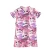 Import spring fashion custom t shirt dress flower print o neck  girls dress from China