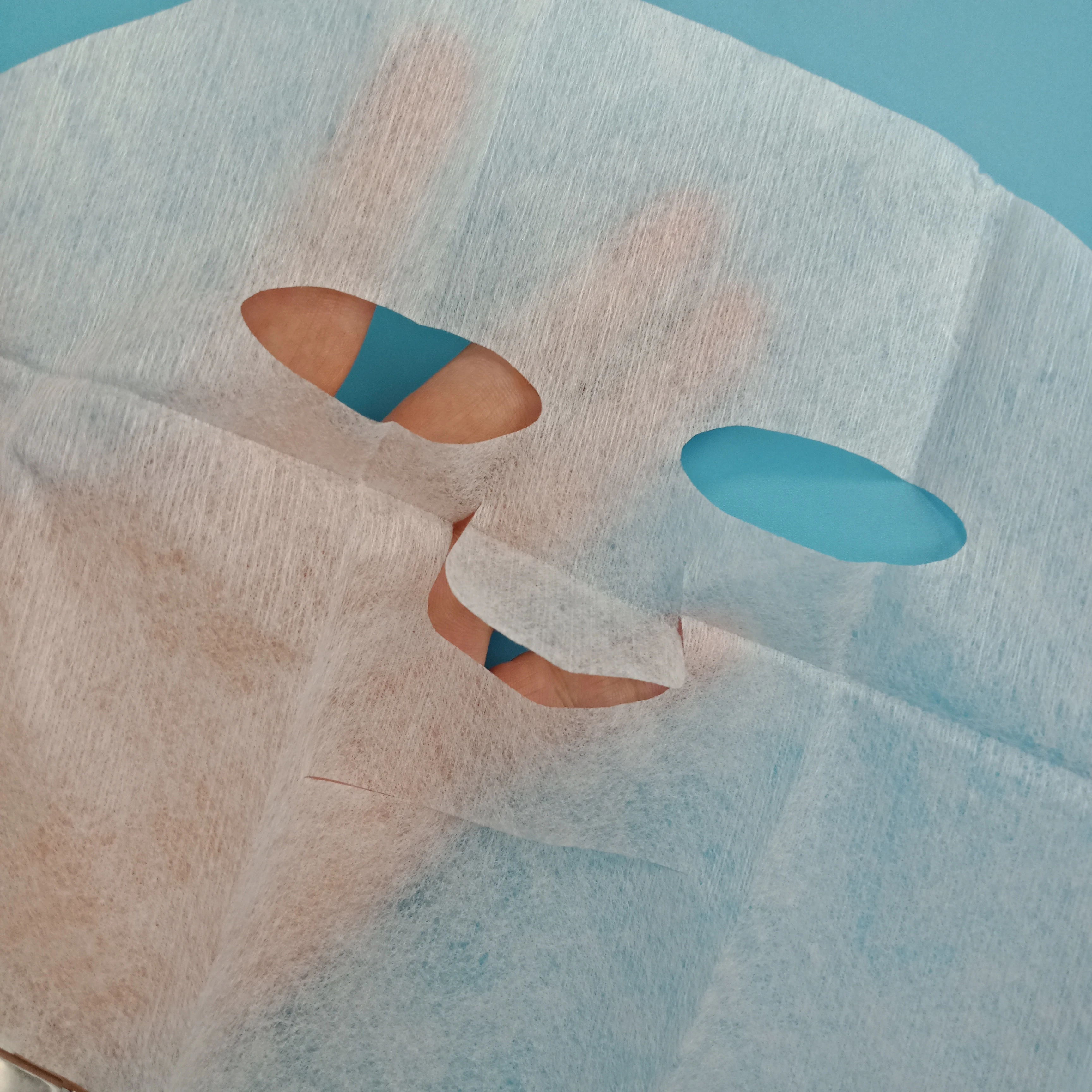 Spunlace Nonwoven Fabric Dry Facial Face Mask Raw Material Mask Sheet Form Tencel Mask