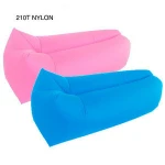 Square Inflatable lounger 190T/ 210D Polyester, 210T Ripstop / Nylon air lounger cheap sleeping bag