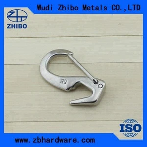 Ss304 316 rigging hardware S shaped snap hook