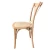 Import Stackable Oak Wooden Chair Cross X Back Dining Chair from China