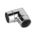 Import Stainless Steel 3 Way 90 Degree Corner Flush Joiner Fit Square Pipe Connector 90 Degree Elbow from China