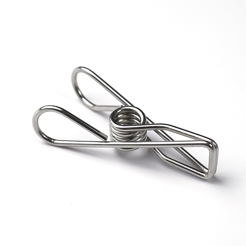 Stainless Steel Clips Clothes Pins Pegs Holders Clothing Clamps Sealing Clip Household Clothespin
