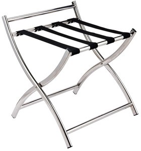 stainless steel folding luggage rack for hotel room strong metal baggage carrier luggage rack metal luggage rack