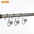 Import Stainless Steel Robe Hooks Metal Wall Bathroom Towel Wiper With Suction Stone Surface Single V-shaped Glide Shower Room Hook from China