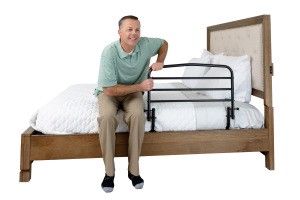 Stander 30&quot; Safety Adult Bed Rail,  Home Elderly Bedside Safety Rail and Stand Assist and Guard Rail
