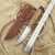 Import Steel wolf head hunting knifes survival outdoor knife from China