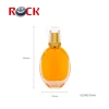 Stock! 50ml  golden cap spray perfume bottle glass empty bottle