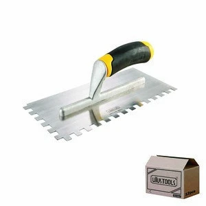 Stock Hand Tool Notched Plastering Trowel with Square Teetch