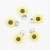 Import Sunflower Shape Baby Pacifier Clips BPA Free Silicone Nipple Holder Baby Teething Toys DIY Teether Pendant pacifier Chain Tools from China