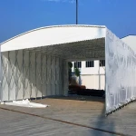 Sunshade Can Be Used As A Storage Warehouse With A Push-pull Foldable And Retractable Tent garage tent for cars