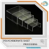 Super clear polycarbonate shields plastic bending customized geometric shape