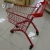 Import Supermarket hand push shopping trolly steel material galvanized shopping cart from China
