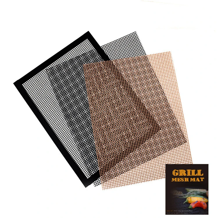 Support sample service Eco-Friendly Heat Resistant reusable bbq grill mesh mat