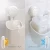 TAILI 3pcs Plastic Vacuum Suction Cup Shower Caddy Holder Bathroom Accessories