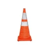 TC108 Top Sales 72CM PP Base Reflective LED Safety Cones