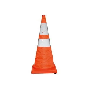 TC108 Top Sales 72CM PP Base Reflective LED Safety Cones