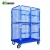 Import TC4643  Logistic tool cart  Three Sided Open Front Mesh Pallet Steel foldable storage trolley cart from China