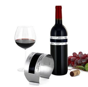 Temperature Sensor Bracelet Large LCD Display Instant Readout Digital Wine Bottle Thermometer For Wine Champagne Whisky