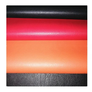 Textiles leather product synthetic PU water based no chemical varnished DMF free eco friendly faux leather sheet for garment