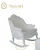 Import THE EMPEROR ROCKING CHAIR SET BABY CRIB COT FURNITURE LUXURY CRIB STYLE from Indonesia