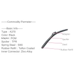 The Latest Wholesale Windshield Wiper Blade Multifunction Soft Frameless Without Windshield Car Car Windshield Wiper