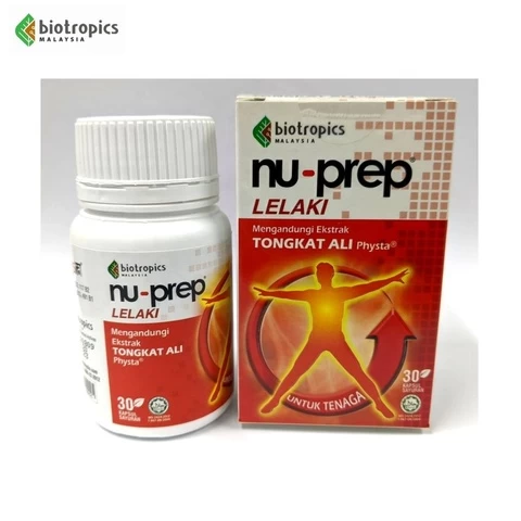 Buy Tongkat Ali Herbal Health Supplement Nu-prep Brand For Energy ...