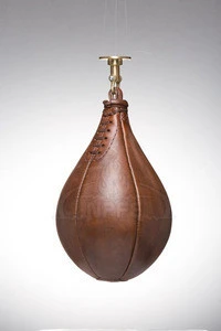 Top Quality Speed Boxing Punching Ball Fitness Speed Ball Leather Pear Ball