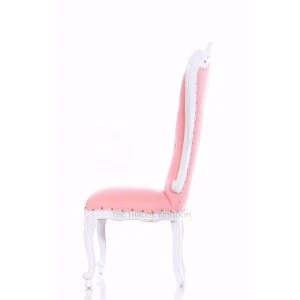 Top USA Selling Pink and White Valentina-Armless Throne Chair With Modern Design