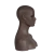 Import Training  Female mannequin head With Shoulders Busts Dark Skin Brown Head For Display from China