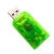 Transparent green colorful 5.1 3D channel external usb sound card for PC