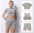 Trending Products 2020 New Arrivals 3 Piece Yoga Set Sport Bra Top Fitness+Short Sleeve+Short Pants For Women Cycling Wear
