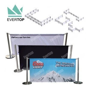 TS-CB01 High quality OEM Custom Printing Outdoor Cafe Fencing, Barrier Banners Fence Dividers, Outdoor Restaurant Fencing