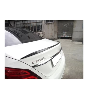 Tuning parts of C63 style spoiler for Mercedes Benz C class W205 4D 2015-Plastic or real carbon fiber spoiler