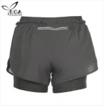 tunnel drawstring waistband new design  sportswear running shorts for women
