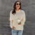 Turtleneck Sweater Women Winter New Loose European And American Pullover Long-Sleeved Warm Sweater Women&#x27;s Sweater