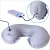 Import U Shape Travel Neck Pillow  Personalized Adjustable Comfortable U-shaped Inflatable Electric Pillow for Car Travel from China