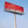 Unipole Outdoor Steel Structure Advertising Billboard