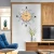 Import Unique Creative Metal Clocks Home Decor Wall Art Real Wooden Craft Factory from China