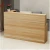 Import Unique design MDF PD material used modern curved salon reception counter desk from China